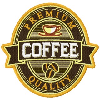 Coffee premium quality embroidery design - Embroidery Design