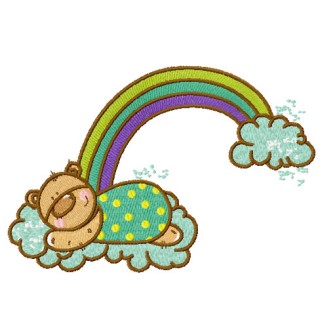 Sweet dreams embroidery design - Embroidery Design