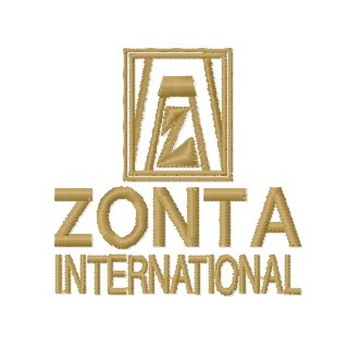 Zonta International logo embroidery design - Embroidery Design