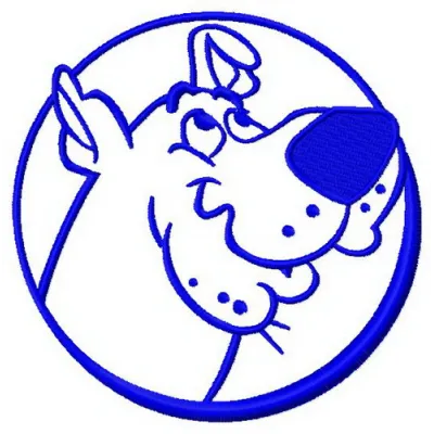 Scooby Doo 3 embroidery design preview featuring the beloved cartoon character, ideal for creative stitching projects.