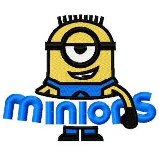 Minion grins 2 embroidery design - Embroidery Design