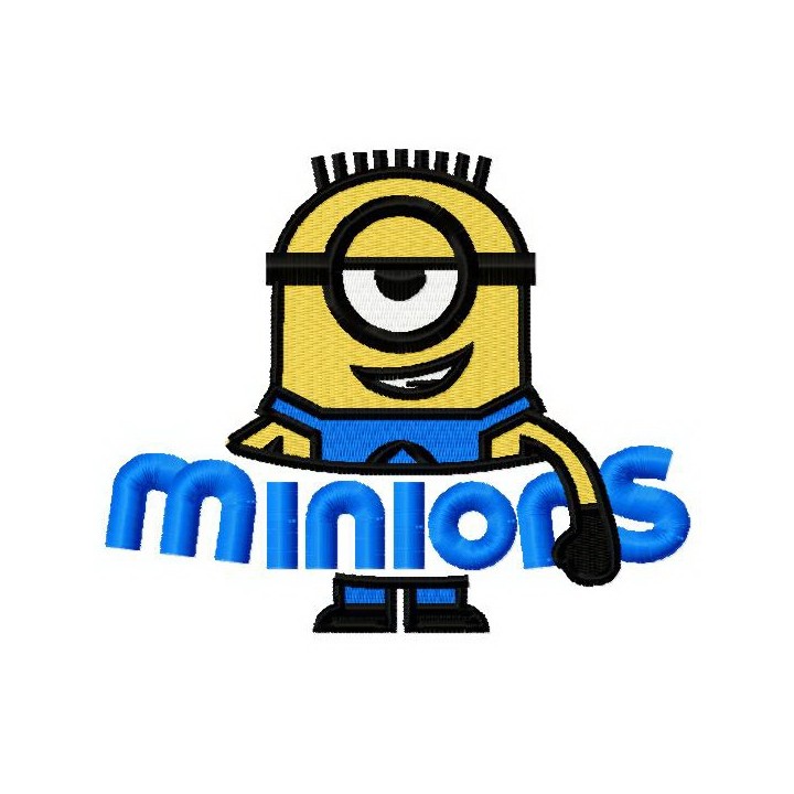 Minion grins 2 embroidery design - Embroidery Design
