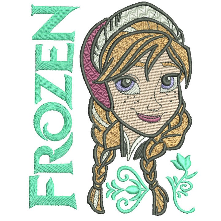 Happy Anna 2 embroidery design - Embroidery Design