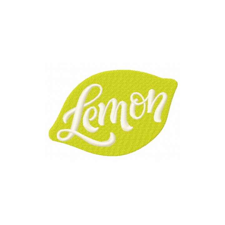 Lemon embroidery design - Embroidery Design