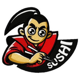 Sushi master 4 embroidery design - Embroidery Design