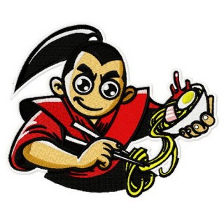 Sushi master 3 embroidery design - Embroidery Design