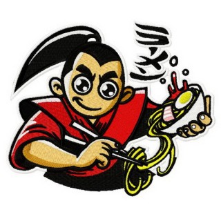 Sushi master 2 embroidery design - Embroidery Design