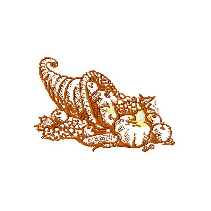Thanksgiving day 4 embroidery design - Embroidery Design