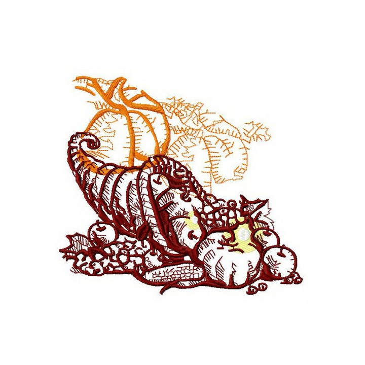 Thanksgiving day 3 embroidery design - Embroidery Design