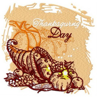 Thanksgiving day 2 embroidery design - Embroidery Design