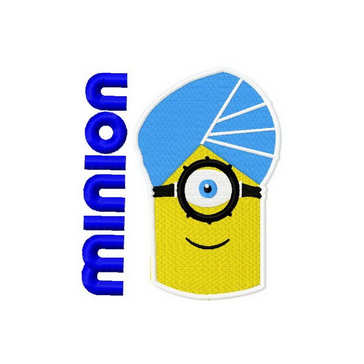 Minion in turban 2 embroidery design - Embroidery Design