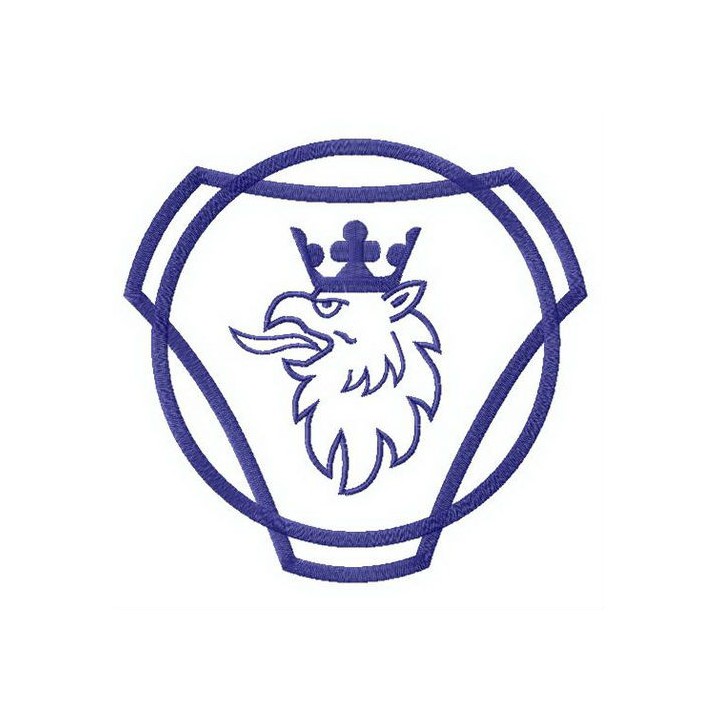 Swedish Scania alternative logo embroidery design - Embroidery Design