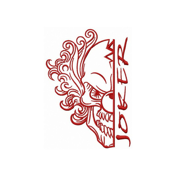 Joker is watching you embroidery design - Embroidery Design