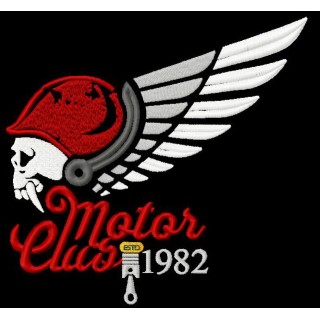 Motor club 2 embroidery design - Embroidery Design