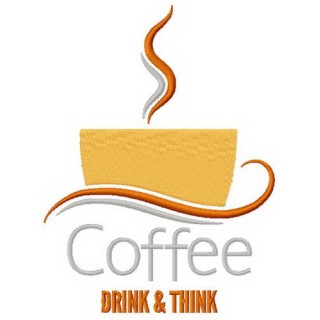 Coffee cup 6 embroidery design - Embroidery Design