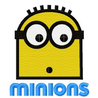 Minion confused 3 embroidery design - Embroidery Design