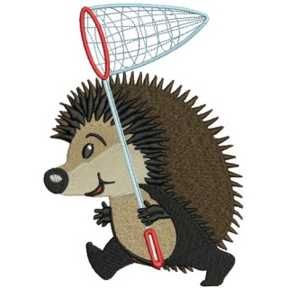 Hedgehog's stroll 2 embroidery design - Embroidery Design
