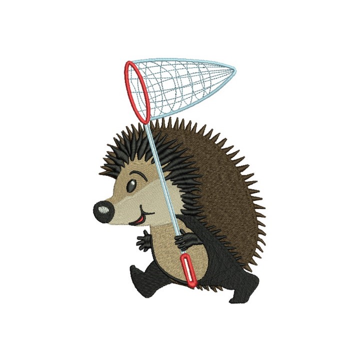 Hedgehog's stroll 2 embroidery design - Embroidery Design
