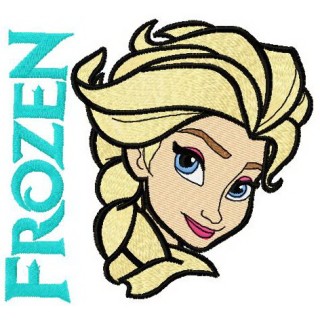 Elsa 3  embroidery design - Embroidery Design
