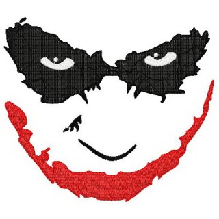 Joker's smile embroidery design - Embroidery Design