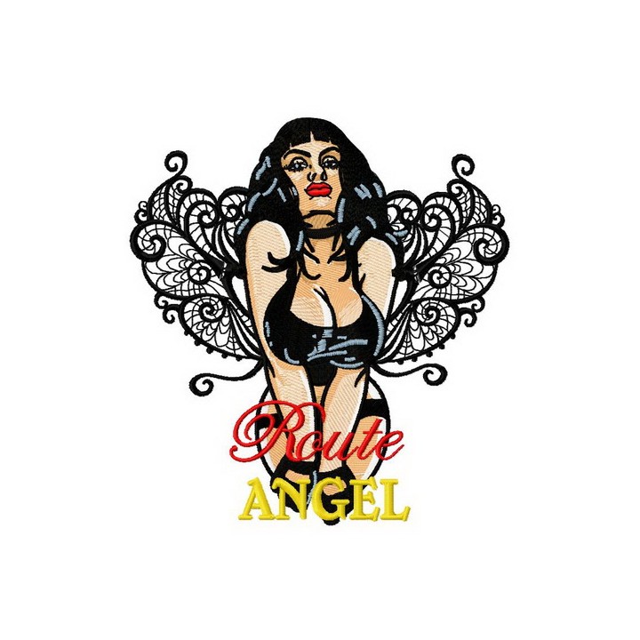 Route angel 2 embroidery design - Embroidery Design