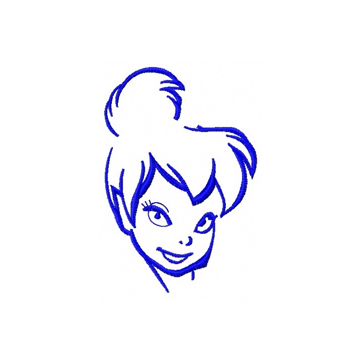 Tinkerbell 16 embroidery design - Embroidery Design