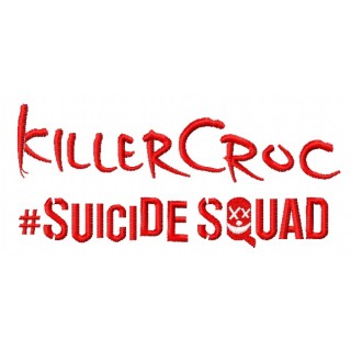 Suicide Squad KillerCroc 3 embroidery design - Embroidery Design