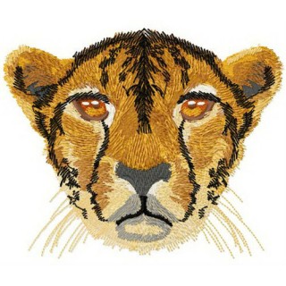 Cheetah 2 embroidery design - Embroidery Design