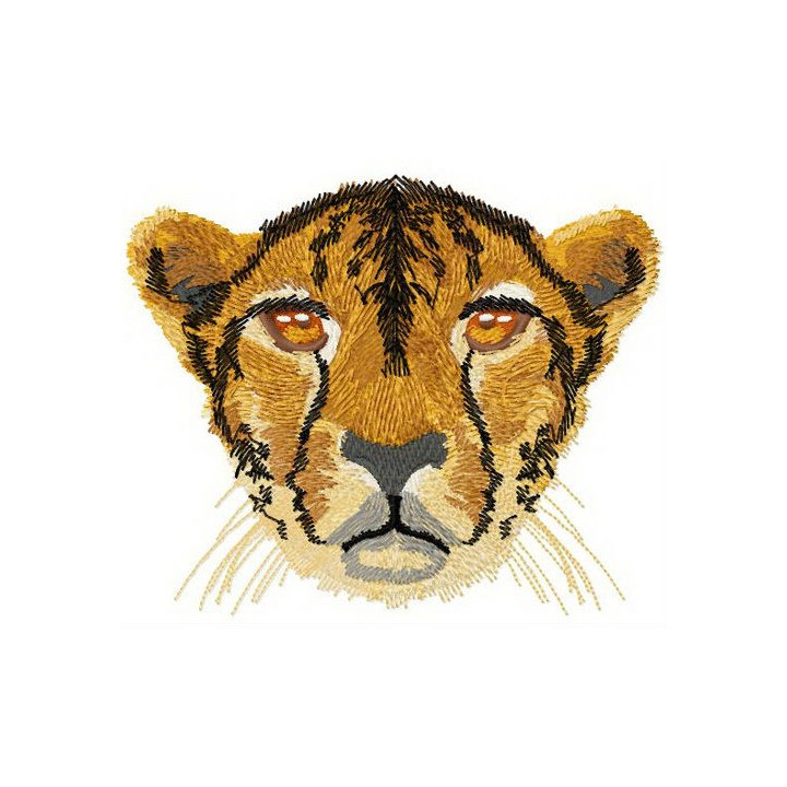 Cheetah 2 embroidery design - Embroidery Design