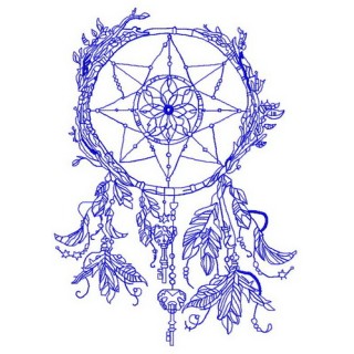 Dreamcatcher 7 embroidery design - Embroidery Design