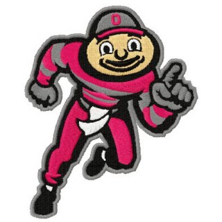 Brutus Buckeye embroidery design - Embroidery Design
