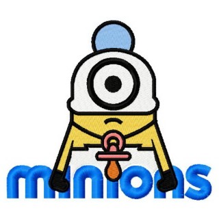 Baby Minion 2 embroidery design - Embroidery Design