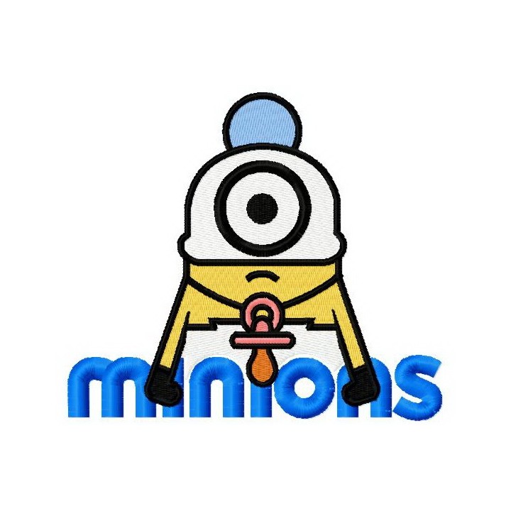 Baby Minion 2 embroidery design - Embroidery Design
