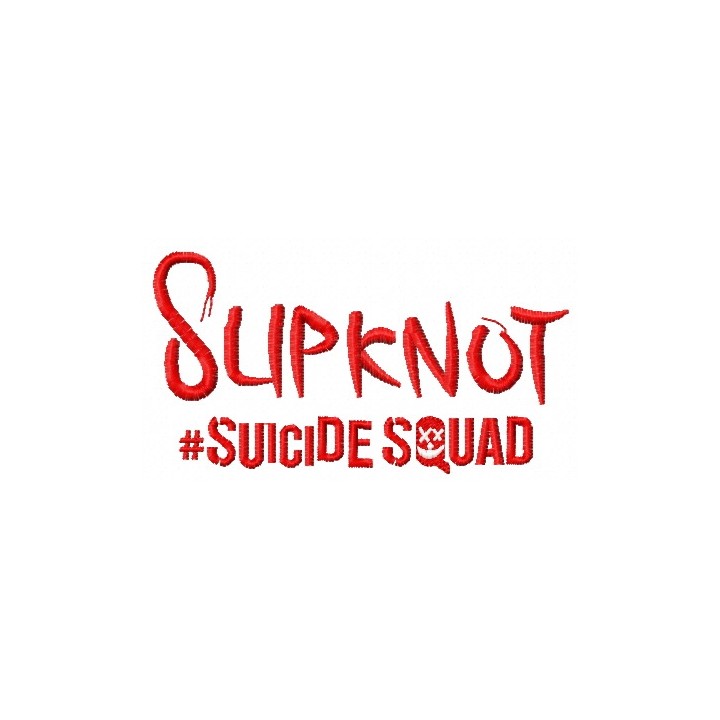 Suicide Squad Slipknot 3 embroidery design - Embroidery Design