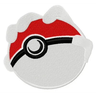 Embroidery design preview of 'My Pokeball 3' stitching pattern featuring a playful pokeball motif.