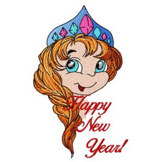 Snow maiden 4 embroidery design - Embroidery Design