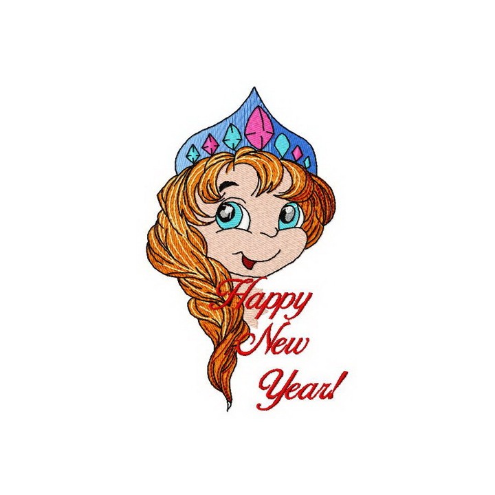 Snow maiden 4 embroidery design - Embroidery Design