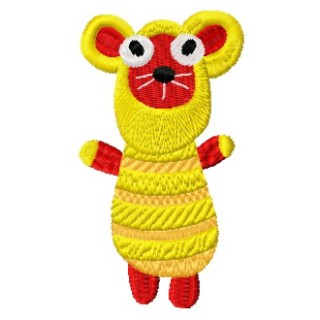 Sock doll mouse embroidery design - Embroidery Design