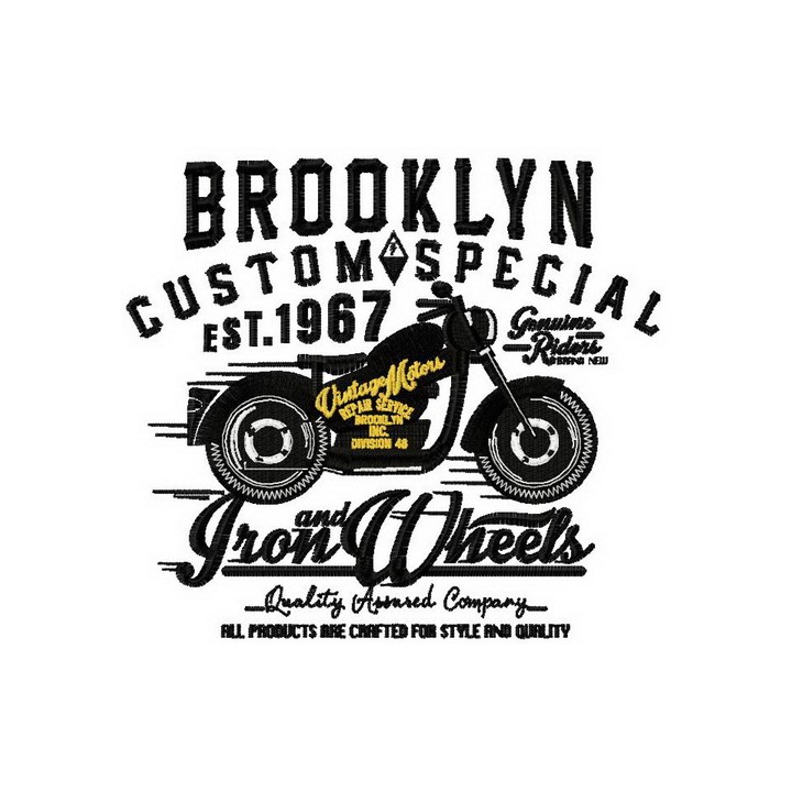 Vintage Motors 2 embroidery design - Embroidery Design