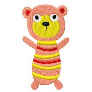 Sock doll bear embroidery design - Embroidery Design