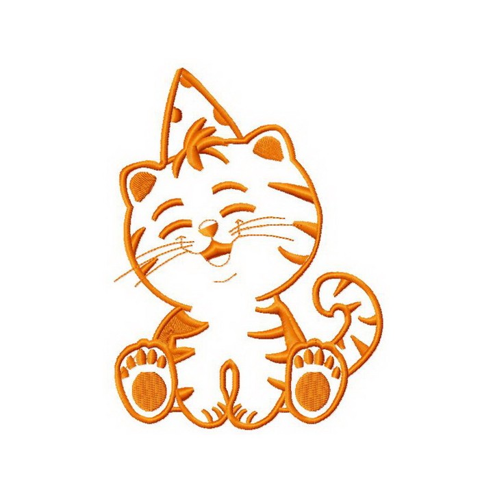 Fluffy birthday 4 embroidery design - Embroidery Design