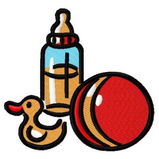 Baby stuff embroidery design - Embroidery Design