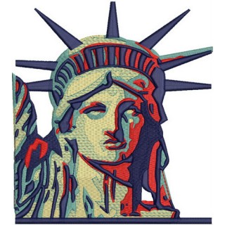 Statue of Liberty 2 embroidery design - Embroidery Design