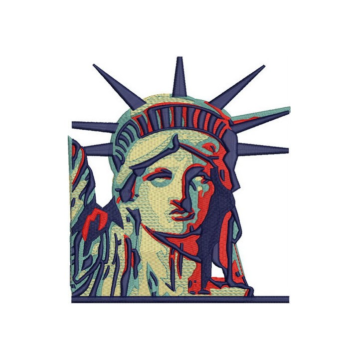 Statue of Liberty 2 embroidery design - Embroidery Design