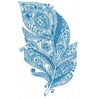 Feather 4 embroidery design - Embroidery Design