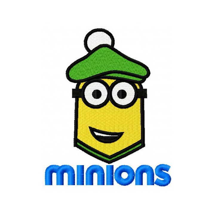 Golfing Minion 3 embroidery design - Embroidery Design