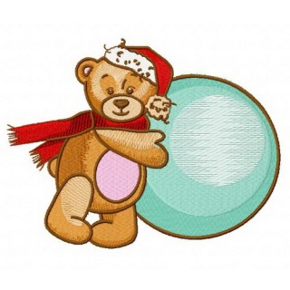 Teddy's winter 2 embroidery design - Embroidery Design
