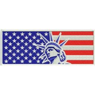 USA flag 3 embroidery design - Embroidery Design