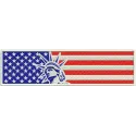 USA flag 2 embroidery design showcasing vibrant stars and stripes, perfect for Independence Day projects.