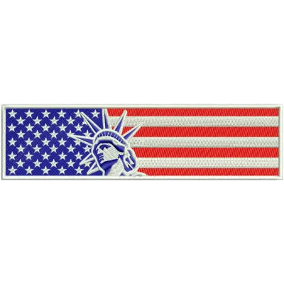 USA flag 2 embroidery design showcasing vibrant stars and stripes, perfect for Independence Day projects.